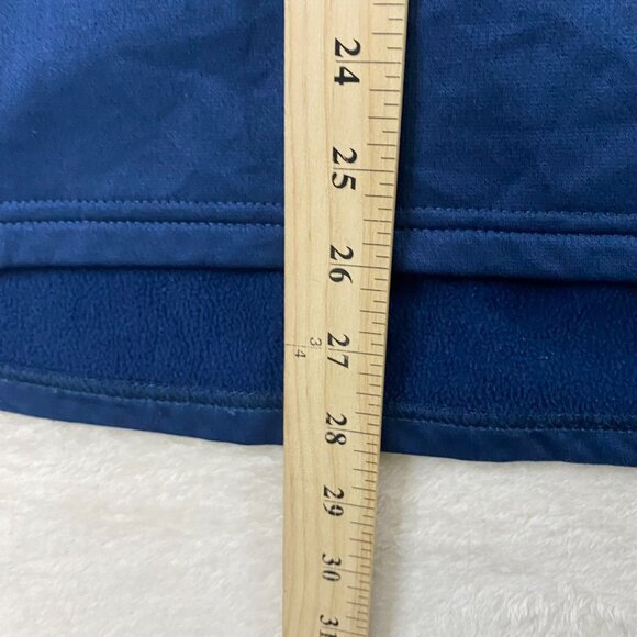 Peter Millar E4 Element Warmth Pullover Mens XL Navy Blue 1/4 Zip Golf Pocket - Picture 9 of 10